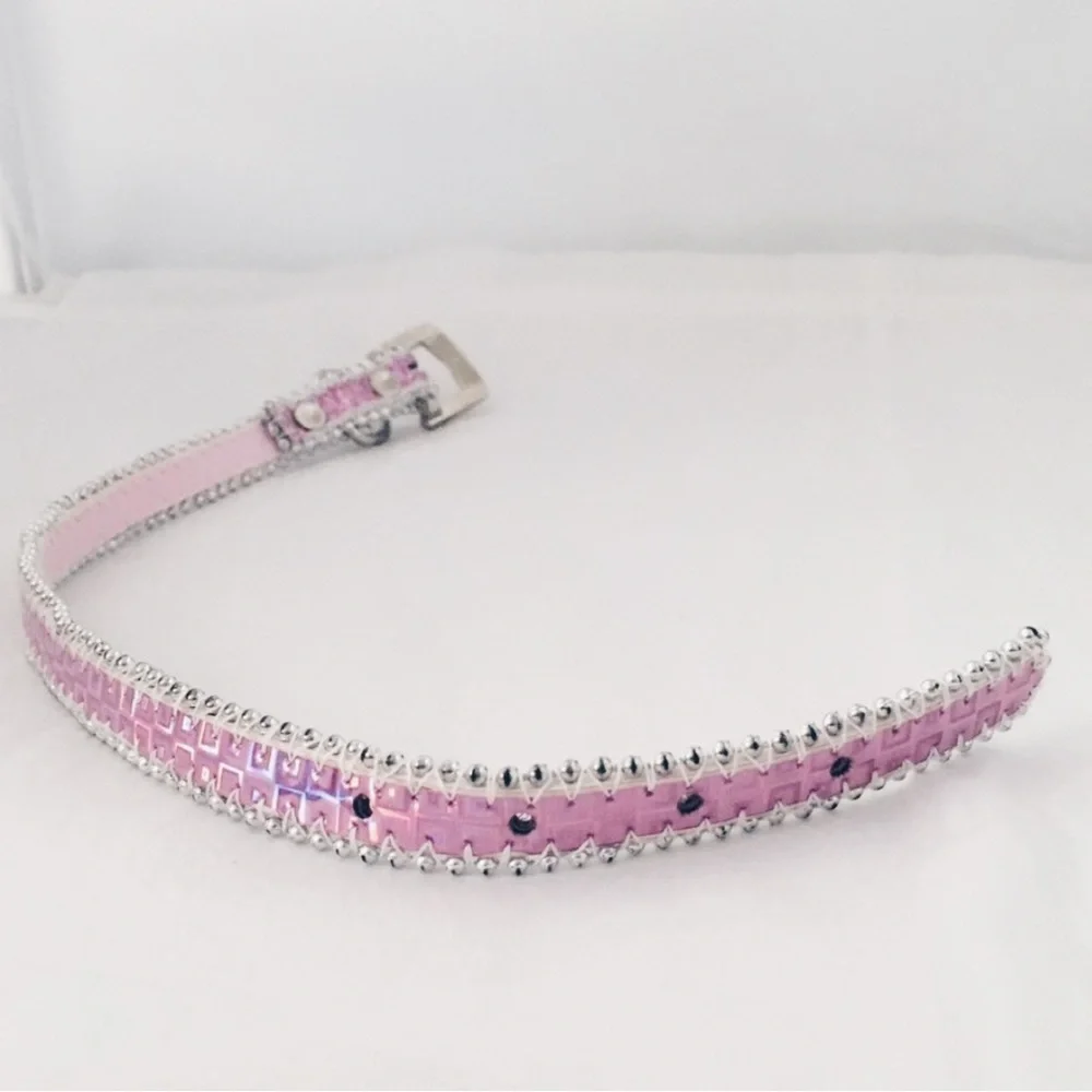 Impawsters Pink Reflective Collar